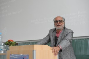 Professor Homi Bhabha at the CoHaB conference.