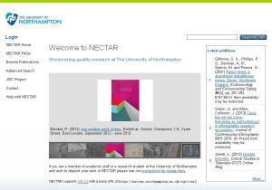 NECTAR home page