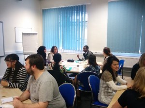 New PGRs meet current PGRs for a round the table chat.